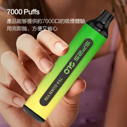思博瑞SP2S-GLO-7000口拋棄式電子煙-口味推薦 細節展示